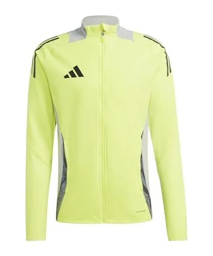 Adidas Herren Tiro24 Competition Trainingsjacke - Trainingsjacke aus recycelten Materialien, schmal geschnitten mit durchgehendem Reißverschluss und geripptem Stehkragen, ideal für umweltbewusste Sportler.