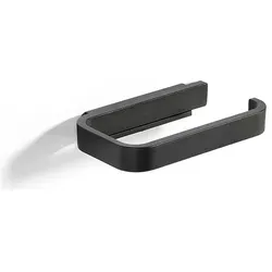 Zone Denmark Rim Toilettenpapierhalter schwarz - Toilettenpapierhalter aus der Rim Kollektion, stilvolles Design und unverzichtbar für jedes moderne Badezimmer.