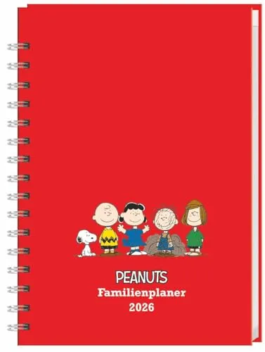 Peanuts Familienplaner-Buch A5 2026 von Heye