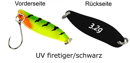 Fishing Tackle Max Kunstköder FTM Spoon Hammer Blinker 3,2g - Forellenblinker