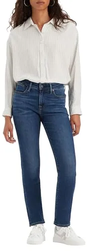 Levi's® Slim-fit-Jeans 712 SLIM WELT POCKET blau 26 - Hochwertige Slim-fit-Jeans aus Denim, perfekt für einen lässigen Look. Mit Coinpocket und Taschen für praktischen Nutzen und Markenlabel für Stilbewusstsein.