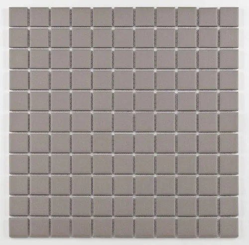 Mosaikfliese Mini 30 x 30 cm hellgrau Steinmaß: ca. 2,5 x 2,5 cm