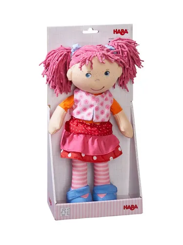 Haba Stoffpuppe Verschiedene, weiche Kuschelpuppen, ab 1,5 Jahren zum Spielen, Kuscheln und Trösten