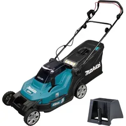 Makita DLM 432 Z Akku Rasenmäher 36 V - Leistungsstark und kabellos - Rasenmäher, 43 cm Schnittbreite mit Brushless-Motor für effizientes Mähen, ideal für mittelgroße Gärten. Akku und Ladegerät nicht enthalten.