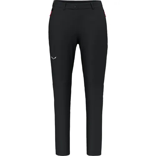 Salewa Women's Puez Talvena DST Pant - Trekkinghose Gr 40 - Regular schwarz - Damen Outdoor- und Wanderhose aus strapazierfähigem Durastretch-Material, ideal für Wandern und Trekking. Farbe: Schwarz; Größe: 40 - Regular.