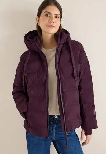 CECIL Funktionsjacke mit verklebten Nähten in dark plum L von CECIL