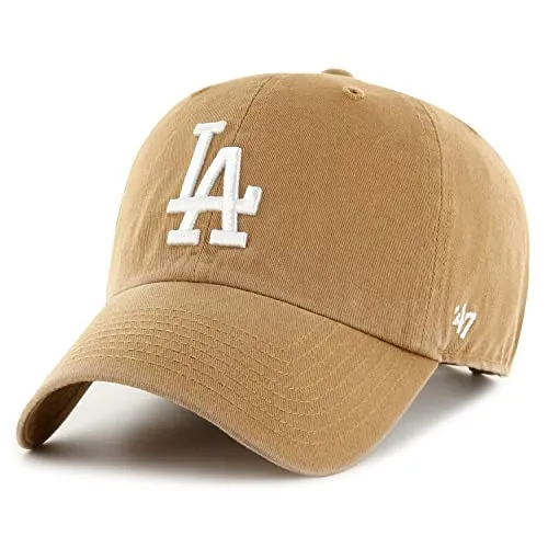 Brand Strapback Cap - CLEAN UP Los Angeles Dodgers camel 47