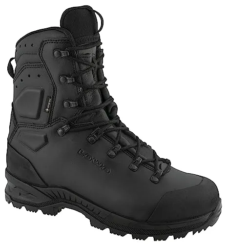 LOWA Combat Boot MK2 GTX Wide Einsatzstiefel (47 EU, Schwarz)