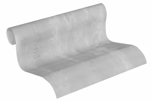 Neue Bude Tapete Vlies 37412-2 Meliert hellgrau livingwalls (3,07€/1qm)