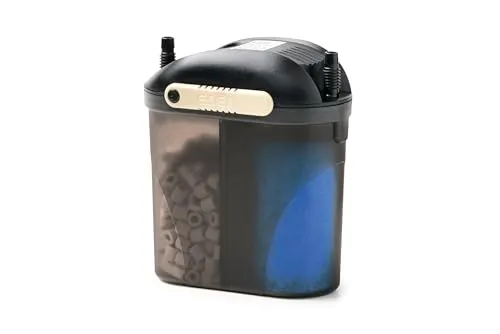 Eden WaterParadise 94070 FES 60 Aquarium-Außenfilter - Aquarienfilter für bis zu 60 Liter, ideal für Nanoaquarien. Platzsparendes Design und geräuscharmer Betrieb dank Doppelfilterung für optimale Wasserqualität.