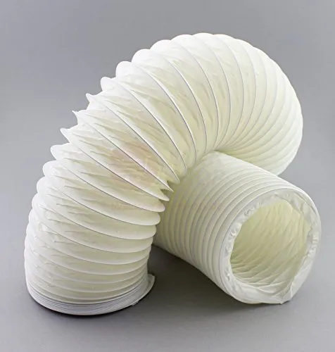 PVC Flexrohr Flex Flexibler Ø 125 mm 12,5 cm Rohr 1 m Meter Länge Flexschlauch Schlauch Abzug