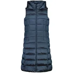 CMP Woman Vest FIX Hood dark niagara (L635) 44 - Funktionsjacke für Damen, wasserabweisend und mit Feel Warm Flock-Wattierung für optimalen Wärmekomfort bei kaltem Wetter. Ideal für den urbanen Alltag.