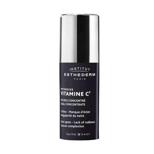 Institut Esthederm Intensive Vitamin C2 Doppelkonzentrat 10 ml - Tagespflege mit hochwirksamen Vitamin C für strahlende Haut und Anti-Aging-Effekte.