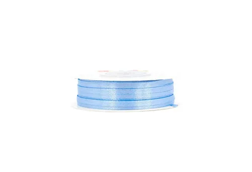 Creativery Satinband, Satinband 3mm x 50m Rolle Eisblau