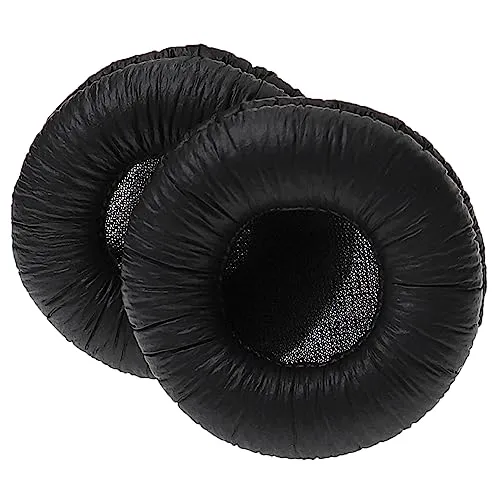 vhbw Ohrpolster Ersatz Polster kompatibel mit Sennheiser PX 100, PX 200, PX 200-II, PX 200-IIf, PX 200-IIi Kopfhörer Headset, Schwarz