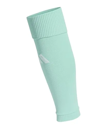 adidas Unisex Milano Sleeve Socks, clear mint/white, M in grün von adidas
