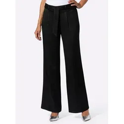 Sieh an! Komfortable Jerseyhose in Schwarz Größe 40