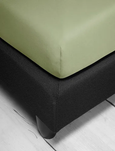 Irisette Spannbettlaken Jupiter 8, Mako-Jersey in grün von Irisette