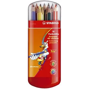 STABILO Farbstiftetui Trio dick 15 St. von STABILO