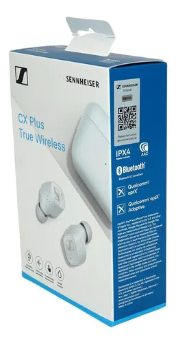 Sennheiser CX Plus True Wireless Kopfhörer - Kopfhörer mit aktivem Noise Cancelling, 24 Stunden Akkulaufzeit und individuellem Sound. Perfekt für Musikgenuss überall mit IPX4 Spritzwasserschutz.