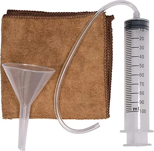 Produktbild Güde 95367 RM Ölwechsel-Kit (Trichter, Öl-Spritze, Mikrofasertuch 30x30 cm)