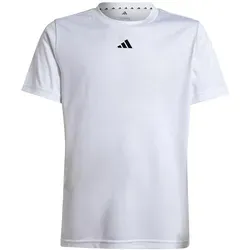 adidas Training Essentials T-Shirt Kinder - Weiß, Größe 140 (auch verfügbar in 128, 164)