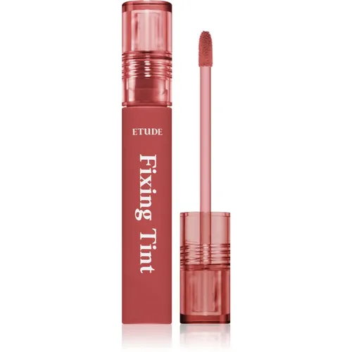 ETUDE Fixing Tint langanhaltender Lippenstift mit mattierendem Effekt Farbton #06 Soft Walnut 4 g