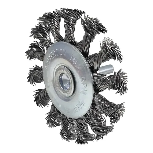 KS Tools 340.0038 Stahldrahtrundbürste 0,3mm, Ø 75mm