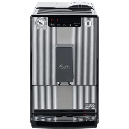 Melitta Solo Kaffeevollautomat mit Vorbrühfunktion, Silver Stripes