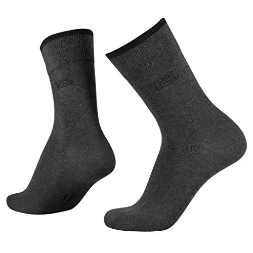 camel active 2er Pack Basic Socks 6590 620 anthracite Strumpf anthrazit grau Socken Doppelpack, Size:43-46