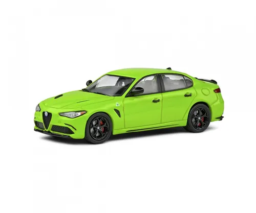 Solido 421437950 - 1:43 Alfa Romeo Giulia grün - Fertiges 1:43 Modellauto aus hochwertigem Kunststoff, ideal für Sammler und Alfa Romeo Fans.
