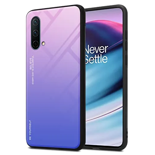 Cadorabo Hülle kompatibel mit OnePlus Nord CE 5G Schutzhülle TPU Silikon Case Glas Slim Kratzfest Weiche Gummi mit Rundumschutz Case Hülle für OnePlus Nord CE 5G in Schwarz