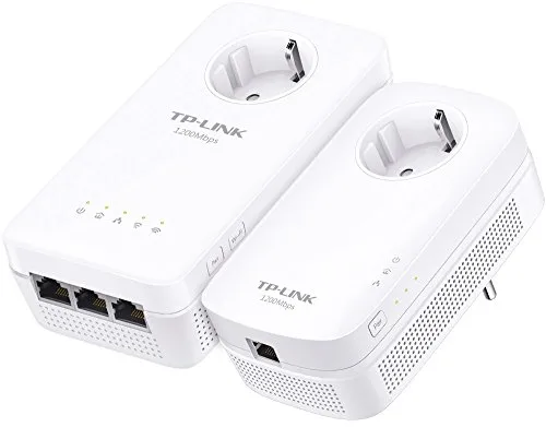tp-link TL-WPA8630P KIT - AV1300 Powerline mit Dual-Band Wi-Fi - WLAN-Zubehör mit 1300 Mbps Geschwindigkeit, ideal für Streaming und Gaming, ausgestattet mit Beamforming für bessere Reichweite und stabile Verbindung.