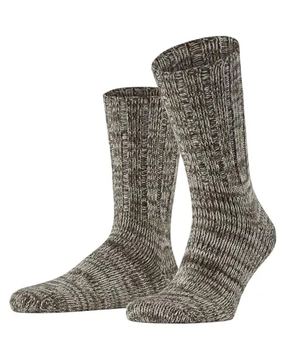 FALKE Herren Socken Brooklyn M So Baumwolle einfarbig 1 Paar, Weiß Wool White 2060, 47-50
