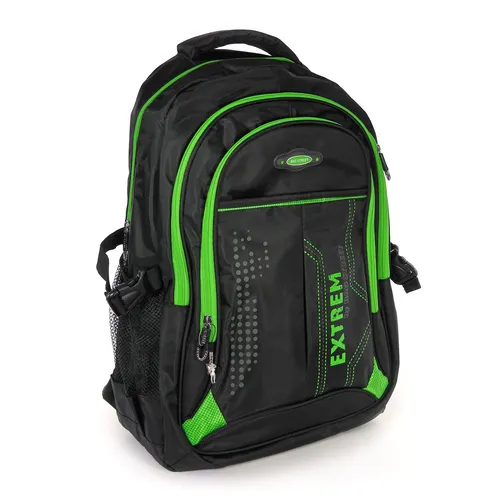 Sport Rucksack OTJ605G – Schwarz Grün für Damen und Herren
