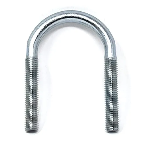 4x Bügelschraube DIN3570 Rundstahlbügel M10x86xØ38-42,4 mm Gewindebügel U-Bolzen