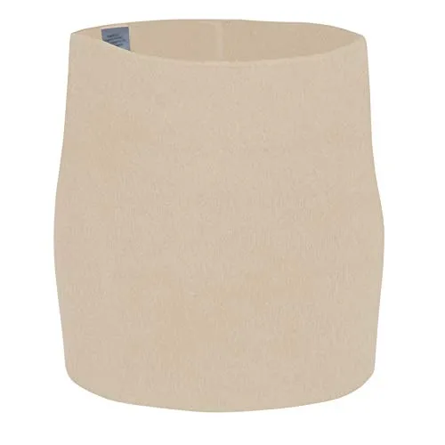 wobera ANGORA Nierenwärmer oder Leibwärmer für Damen und Herren, höhere, kräftige Ausführung (Gr. XL, Farbe: beige)