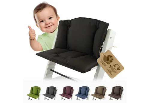 BambiniWelt by Rafael K. Hochstuhlauflage Ersatzbezug Bezug Sitzkissen kompatibel mit Stokke Tripp Trapp Mod.1, (Rücken- und Sitzkissen)