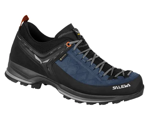 Salewa Herren MTN Trainer 2 GTX Schuhe, blue seal-black, 45 - Wanderschuhe, in Europa gefertigt, leicht mit nur 458 g und ideal für anspruchsvolle Trekkingtouren.