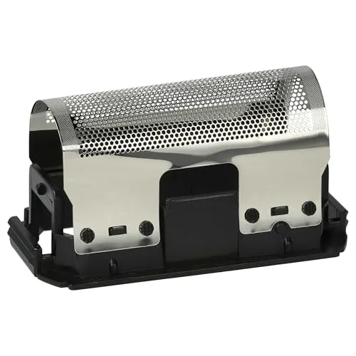 vhbw Scherfolie kompatibel mit Braun Sixtant 2003, 2004, 2006 Elektrorasierer + Rahmen, schwarz/Silber