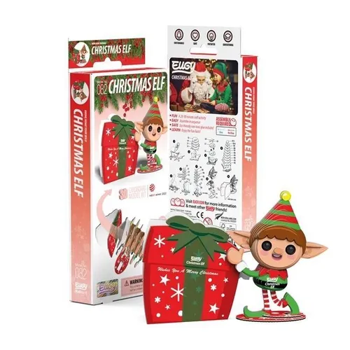 EUGY - 3D Bastelset Weihnachtself, Eugy