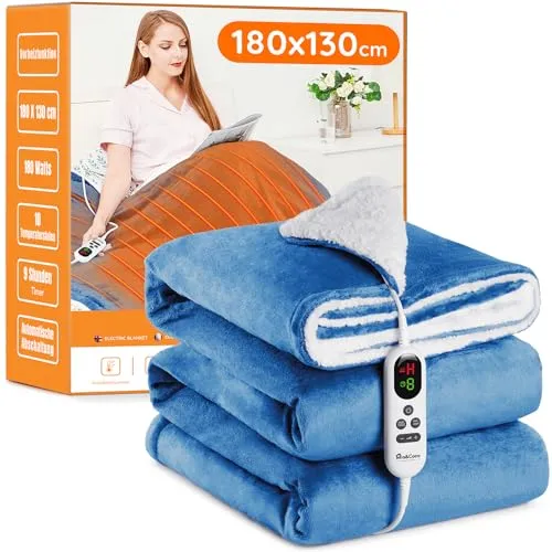 Heizdecke mit Abschaltautomatik 130x180 cm – 10 Heizstufen