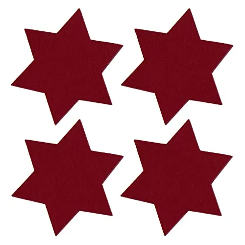 Glasuntersetzer & Bierdeckel Rot von Oblique Unique
