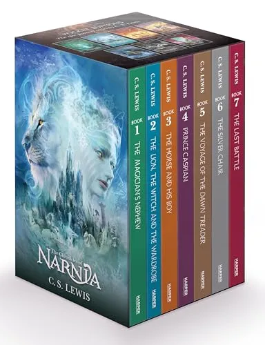 The Chronicles of Narnia Movie Tie-in 7-Book Box Set - Belletristik, erleben Sie die komplette Narnia-Saga mit einzigartiger Cover-Art und Illustrationen – perfekt für Fans und Sammler!