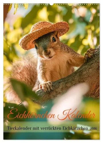 Eichhörnchen Kalender 2025 von Mb Fotografie - Entdecken Sie 14 Seiten mit süßen Eichhörnchen in diesem charmanten Kalender 2025. Ideal für Tierliebhaber und als Geschenk, bringt er Freude in jeden Raum.