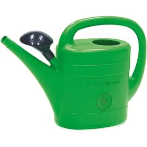 Prosperplast Gießkanne Spring, grün, Kunststoff, mit Brausekopf, 5 Liter