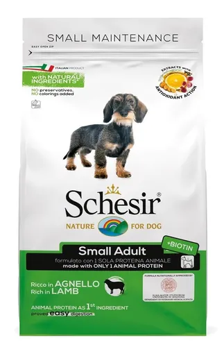 Schesir Dog Small Unterstützung Lamb 2 KG