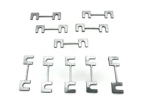 eXODA Sicherungshalter Sicherungsstreifen 50A 10x für Sicherungshalter Small, 12V, 2-polig, (10 Sicherungen, 10-St., Set mit 2 Stück), Streifensicherung