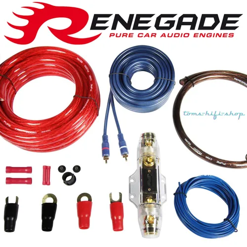 Renegade 35mm² Anschlusskit Verstärker Kabelset Endstufe Anschlussset Auto 35qmm