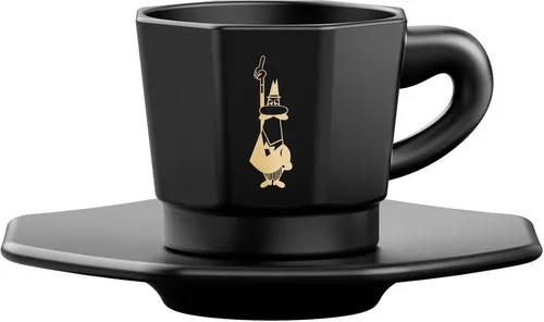 BIALETTI Espressotasse Set, 8-teilig in schwarz von Bialetti